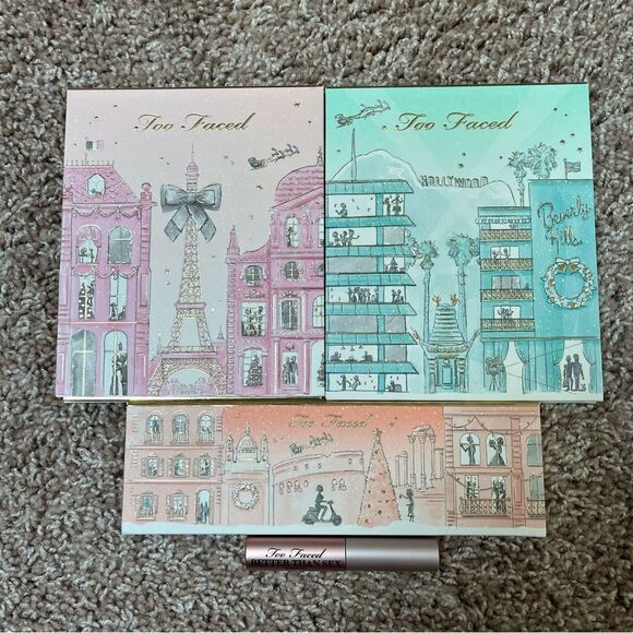 Too Faced Christmas in the City Limited Edition Makeup Box Set - Picture 1 of 8